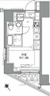 AZEST関内【11階】の間取り