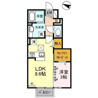 シェーナ【1階】の間取り