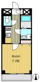 南幸町N・Sコート【205号室】の間取り