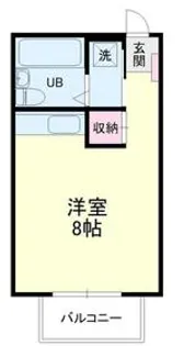 ソレアード敷地【203号室】の間取り