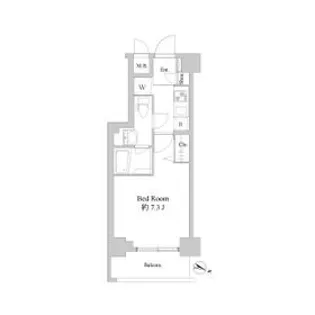 ドゥーエ新川崎【2階】の間取り