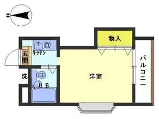 マンション六角【201号室】の間取り