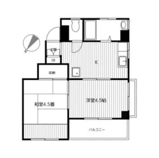 ライジングビルヨシザキ【5階】の間取り