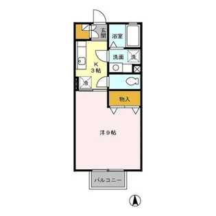 レセンテソルトーレ【1階】の間取り