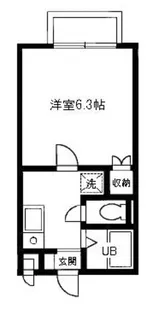 エステート石黒【2階】の間取り