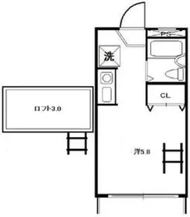 シティハイツ【103号室】の間取り