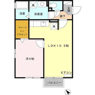 サニーエミネンス【2階】の間取り