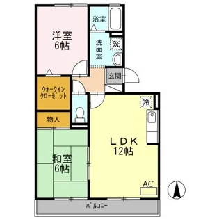 Sejour COSMOS B【1階】の間取り