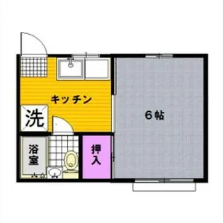 コーポHARA【2階】の間取り