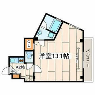 メゾンデマルシェ【3階】の間取り