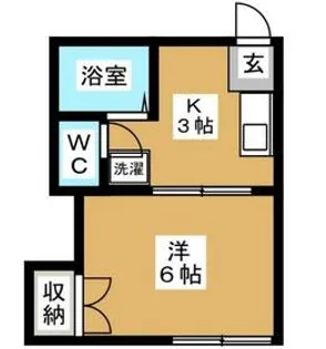 ハイツトキワ【105号室】の間取り