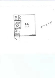 本田マンション1号棟【412号室】の間取り