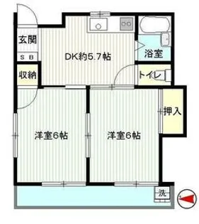 コートピアM【1階】の間取り