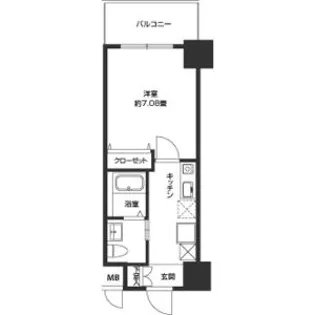 CASSIA豊中三国【8階】の間取り