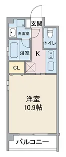 BROWNIE【205号室】の間取り