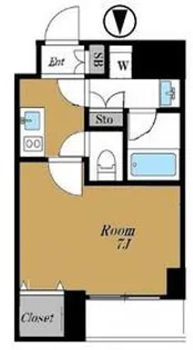 プレール・ドゥーク西新宿五丁目【5階】の間取り