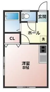 SKハイツ【205号室】の間取り