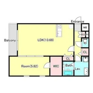 シエーナ川口元郷【103号室】の間取り