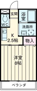 グローブハウスT【102号室】の間取り