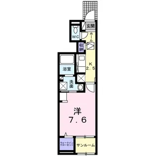 グラース T&S【1階】の間取り
