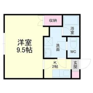 パークサイド21【6号室】の間取り