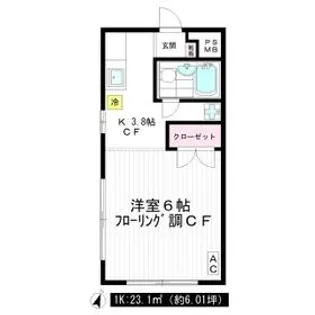 エミネンス南野【2階】の間取り