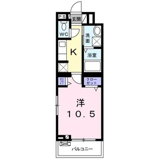 アルム駅南【2階】の間取り
