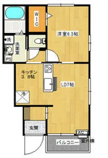 プランドール【1階】の間取り