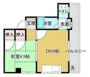 ハイツ今井【2階】の間取り