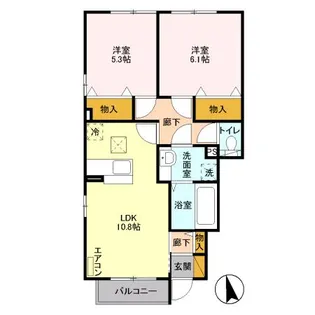 ポラリス I【1階】の間取り