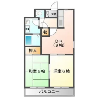 ピースハイツ【3階】の間取り