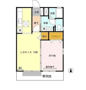 コート・グランツ【1階】の間取り