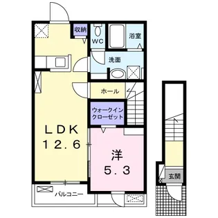マルベリー【2階】の間取り