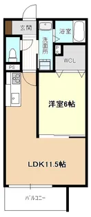 エポック【1階】の間取り