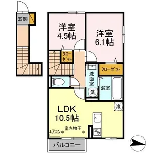 リルシア【2階】の間取り