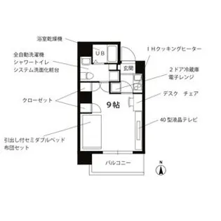 プチグランデ御茶ノ水【401号室】の間取り