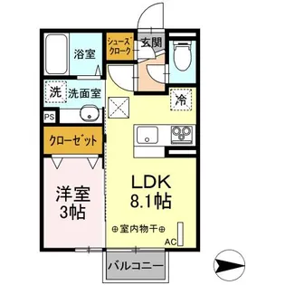 レジーナ【1階】の間取り