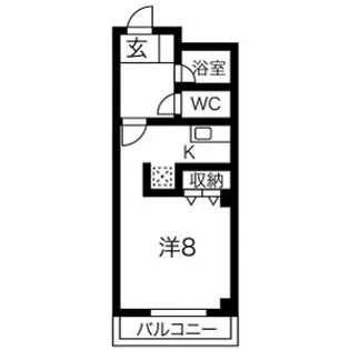 Fiore【1C号室】の間取り