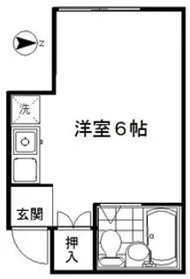 花井コーポ【2階】の間取り