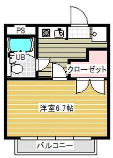 ベルメゾンTYⅡ【1階】の間取り