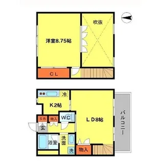 オーク・ベッツ【1階】の間取り