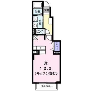 フォレスト里吉【1階】の間取り