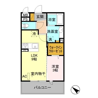チェルボ【3階】の間取り
