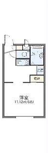 レオパレスまほろば【103号室】の間取り