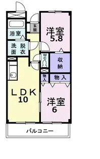 コンフォールコートK【2階】の間取り