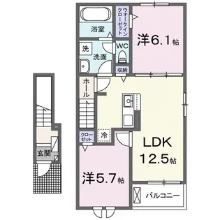 セレーノ【2階】の間取り