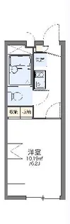 レオパレスルルド【205号室】の間取り