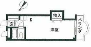 クラウンハイム東川口【303号室】の間取り