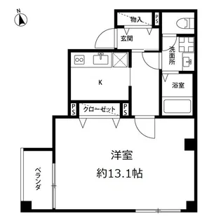 アンプルール PALACEA【1階】の間取り