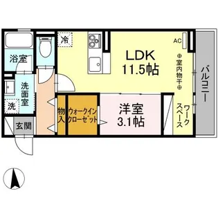 エストパル【2階】の間取り